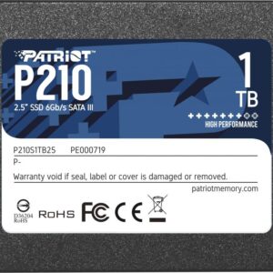 Dysk SSD Patriot P210 1TB 2.5" SATA III (P210S1TB25)
