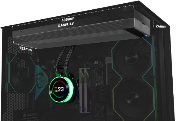 Chłodzenie wodne Lian Li Hydroshift II LCD-C 360N Fanless (GHS2LCD36B)