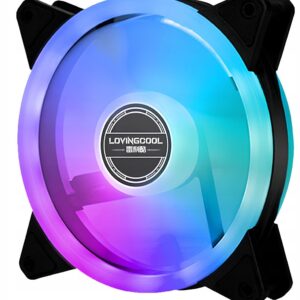 Wentylator Lovingcool 1600&nbsp;RPM ARGB (YY-120-BLACK-LOGO)