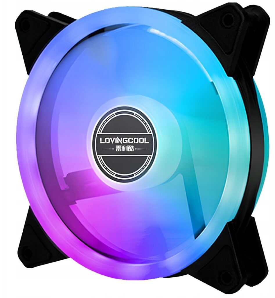 Wentylator Lovingcool 1600&nbsp;RPM ARGB (YY-120-BLACK-LOGO)