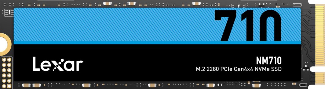 Dysk SSD Lexar NM710 500GB M.2 2280 PCI-E x4 Gen4 NVMe (LNM710X500G-RNNNG)