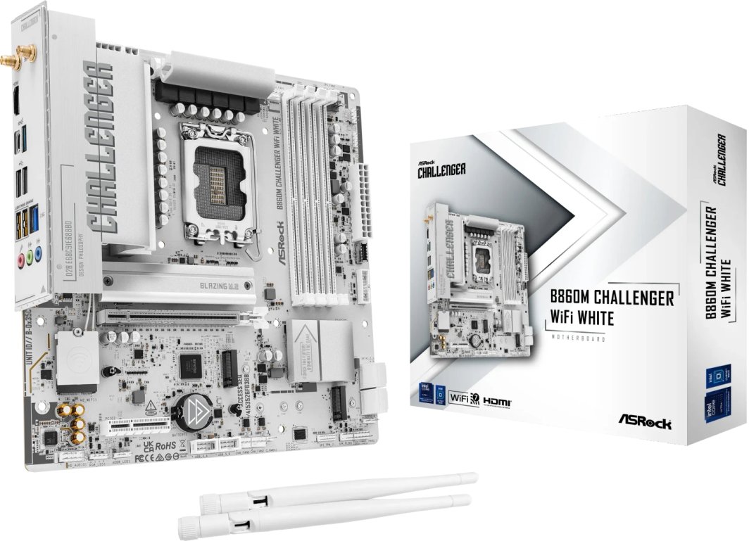 Płyta główna ASRock B860M CHALLENGER WIFI WHITE