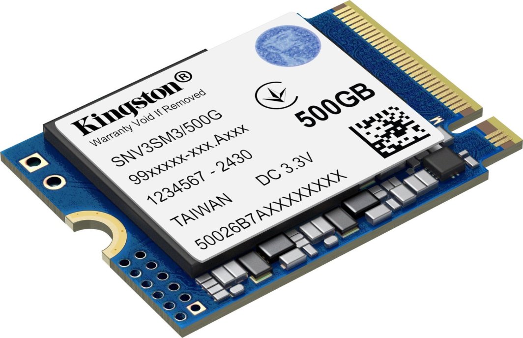 Dysk SSD Kingston NV3 500GB M.2 2230 PCI-E x4 Gen4 NVMe (SNV3SM3/500G)