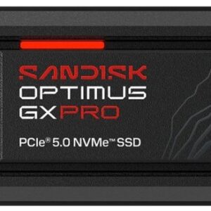 Dysk SSD SanDisk Optimus GX PRO 8100 - SSD - zaszyfrowany - 4 TB - wewnętrzny - M.2 2280 S3-M (M.2 2280 S3-M) - PCI Express 5.0 x4 (NVME) - TCG Opal Encryption 2.02 - zintegrowany radiator (SDSP82400TAH-000E0)