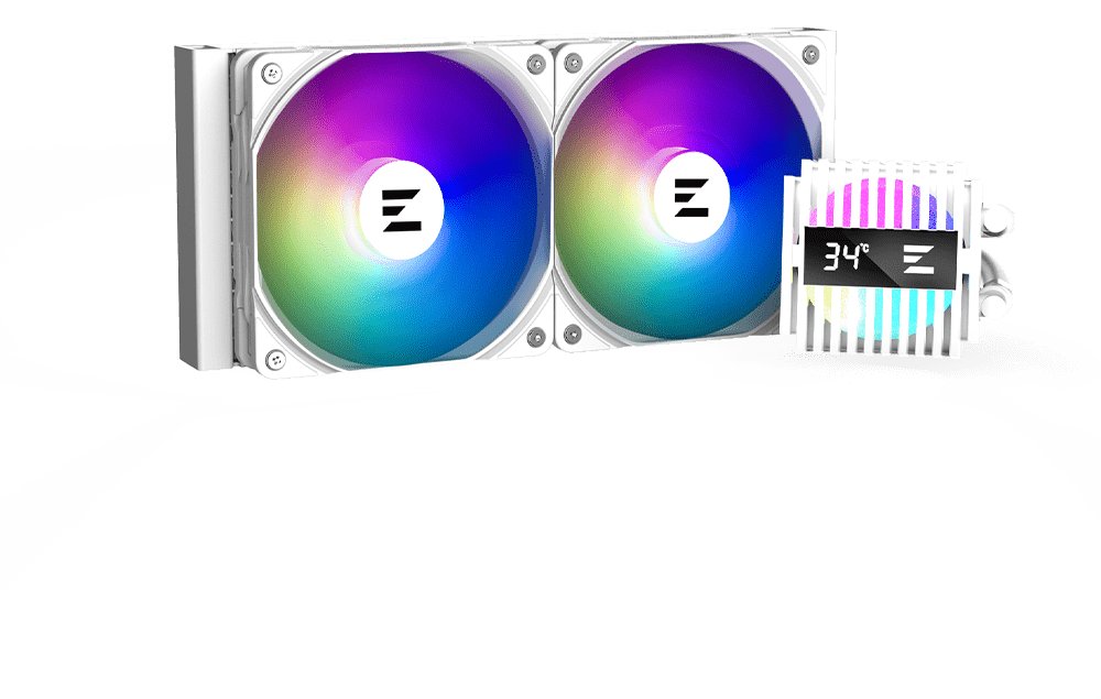 Chłodzenie wodne Zalman ALPHA2 A24 Biały (ALPHA2 A24 WHITE)