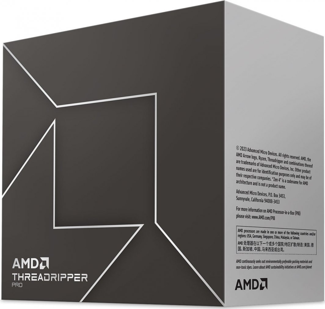Procesor AMD Ryzen Threadripper Pro 7975WX, 4.0 GHz, 128 MB, BOX (100-100000453WOF)
