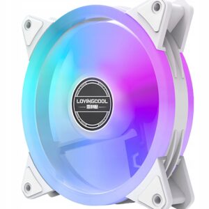 Wentylator Lovingcool 1600&nbsp;RPM ARGB (YY-120-WHITE-LOGO)