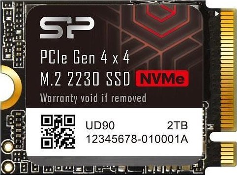 Dysk SSD Silicon Power UD90 2TB M.2 2230 PCI-E x4 Gen4 NVMe (SP02KGBP44UD9007)