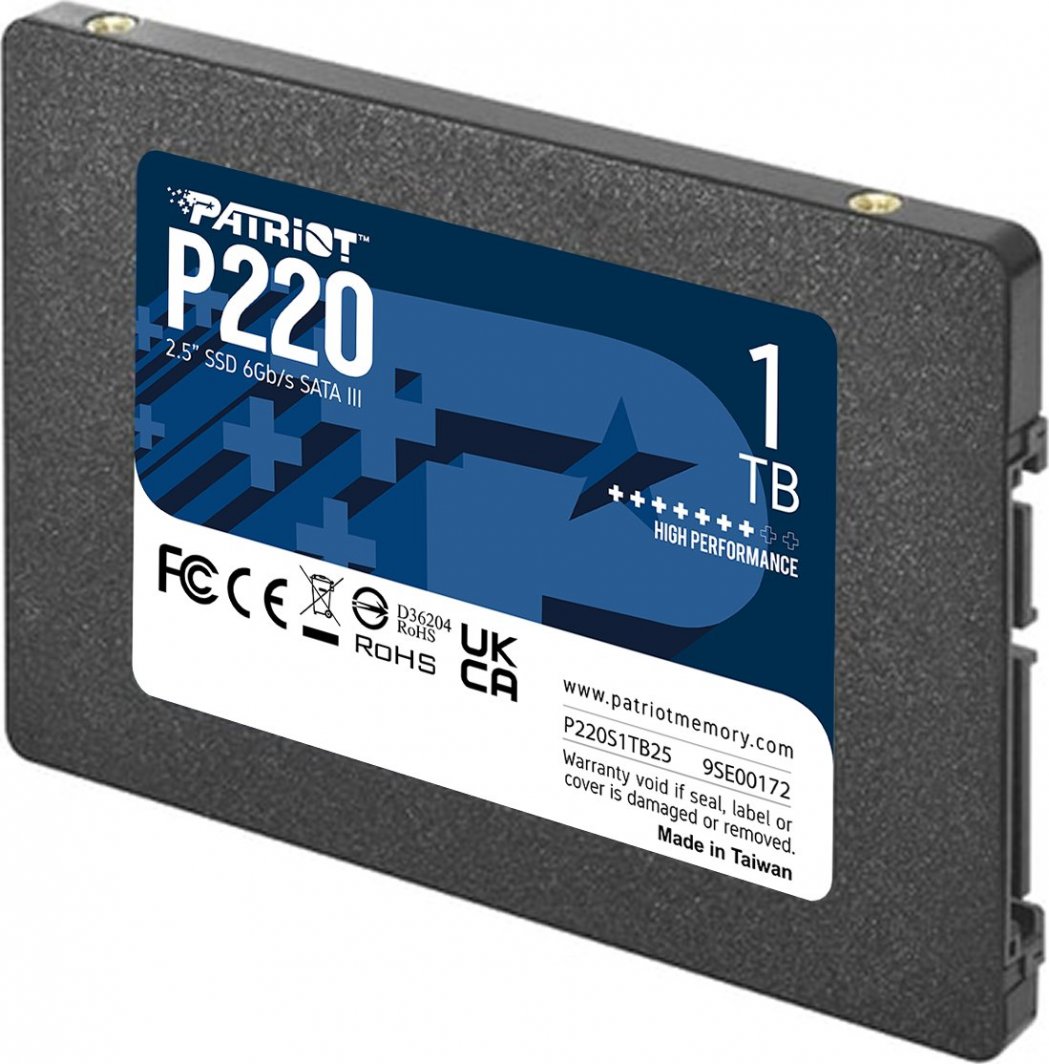 Dysk SSD Patriot P220 1TB 2.5" SATA III (P220S1TB25)
