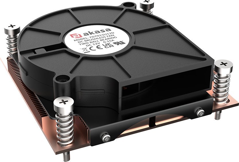 Chłodzenie CPU Akasa 1U Intel LGA 1700 (AK-CC7406BP01)