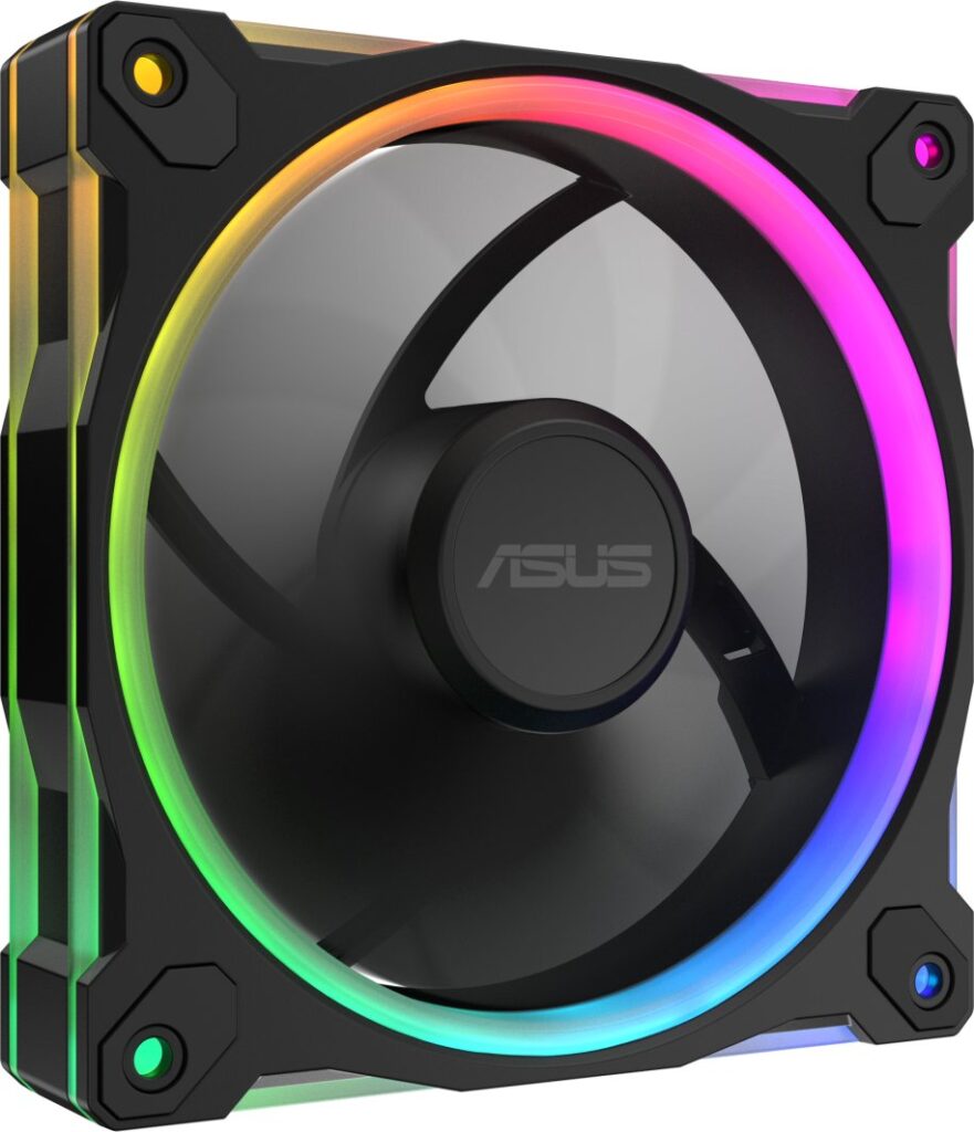 Wentylator Asus Prime MR120 ARGB Reverse Blade czarny (90DA00L0-B09000)