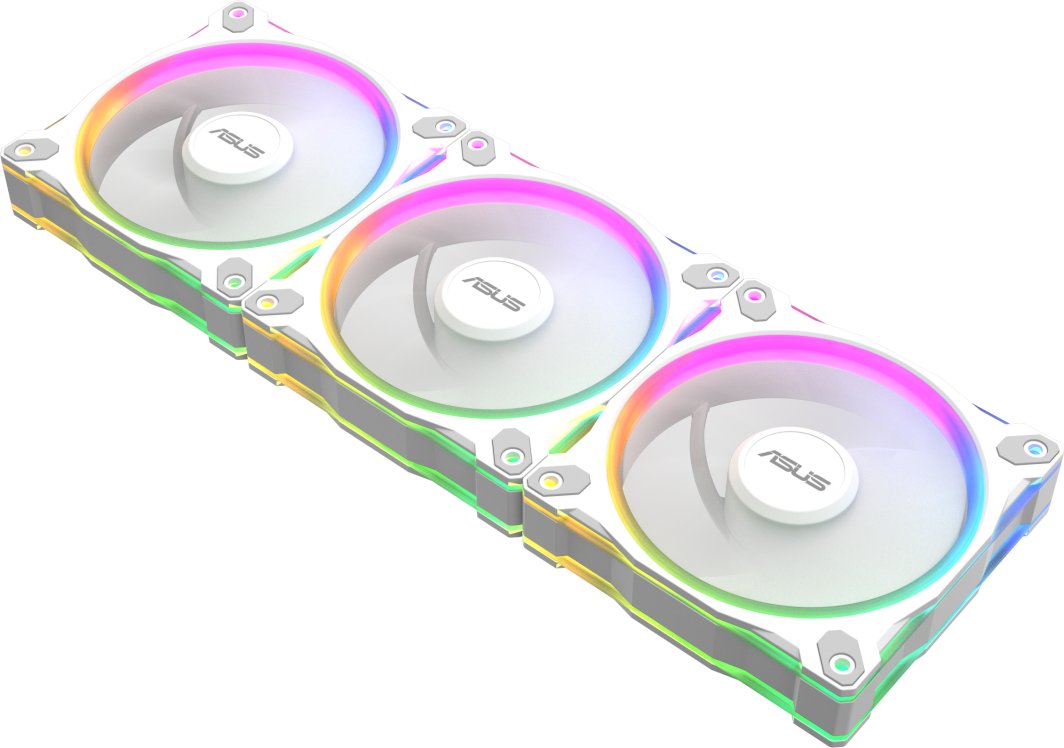 Wentylator Asus Prime MR120 ARGB 3-pack biały (90DA00I3-B09020)
