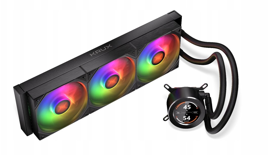 Chłodzenie wodne Krux HydroGlance 360 ARGB LCD (KRXE004)