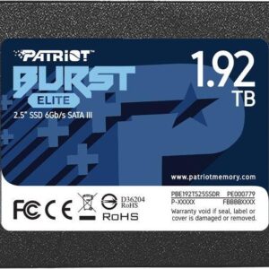 Dysk SSD Patriot Burst Elite 1.92TB 2.5" SATA III (PBE192TS25SSDR)