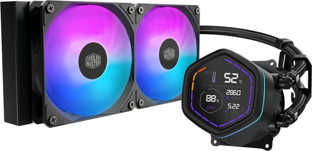 Chłodzenie wodne MasterLiquid Core Nex Digital 240 ARGB (MLX-D24M-A18PA-RD)