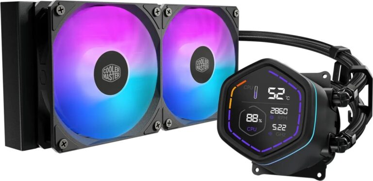 Chłodzenie wodne MasterLiquid Core Nex Digital 240 ARGB (MLX-D24M-A18PA-RD)