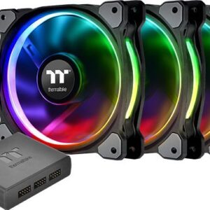Wentylator Thermaltake Riing Plus 14 RGB 3-pack + Hub (CL-F056-PL14SW-A)