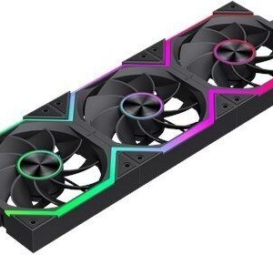 Wentylator GameMax Gamemax FN12A-N2 WL-R | Case fan | Black