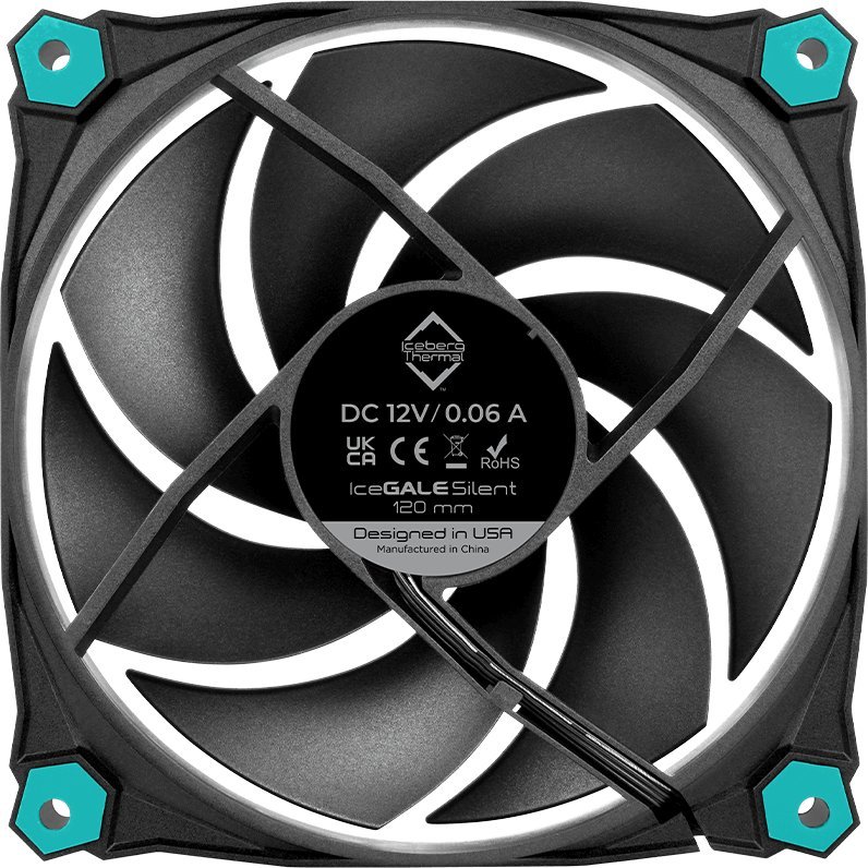 Wentylator Iceberg IceGALE Silent 120 mm 3-pack (ICEGALE12S-BBT-3A)