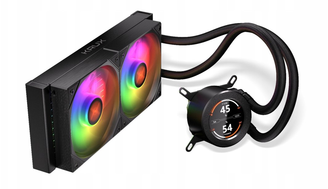 Chłodzenie wodne Krux HydroGlance 240 ARGB LCD (KRXE003)