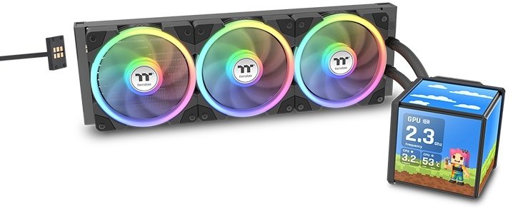 Chłodzenie wodne Thermaltake MINECUBE 360 Ultra ARGB LCD (CL-W481-PL12SW-A)