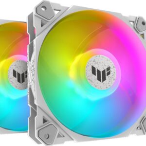 Wentylator Asus TUF Gaming TF120 ARGB Biały 3-pack + Hub (90DA0033-B09030)