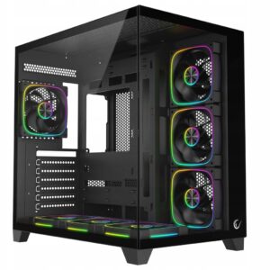 Obudowa Rampage Sealite 7xFan ARGB Czarna