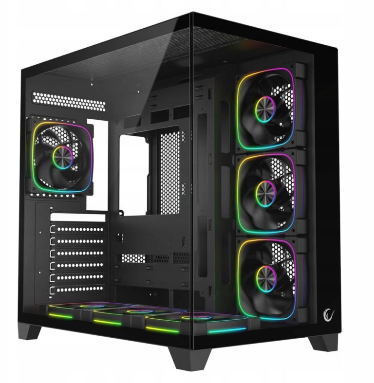 Obudowa Rampage Sealite 7xFan ARGB Czarna