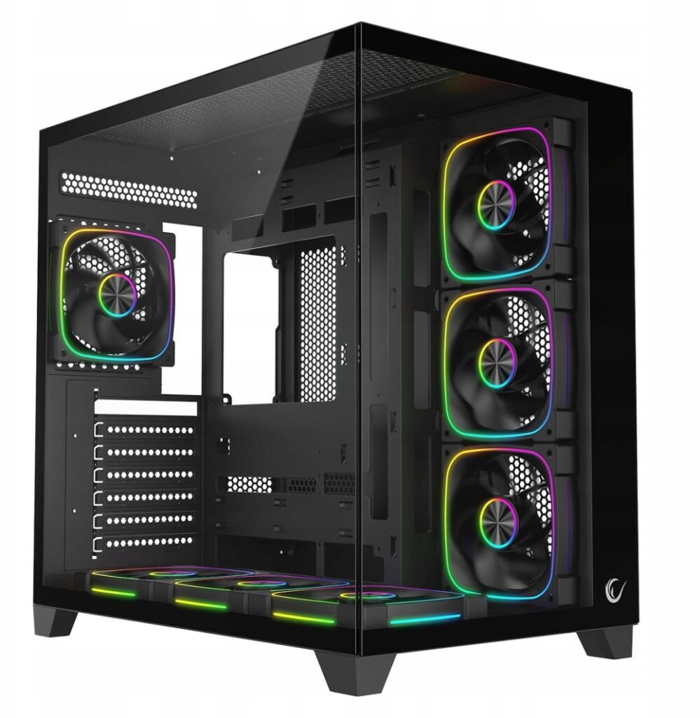 Obudowa Rampage Sealite 7xFan ARGB Czarna