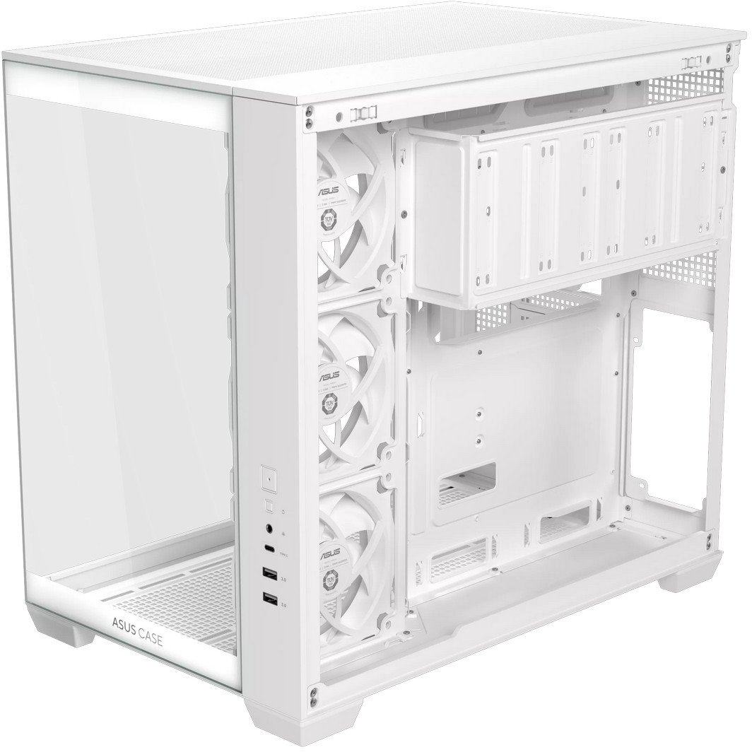 Obudowa Asus A32 Plus TG ARGB biała (90DC00S3-B19000)