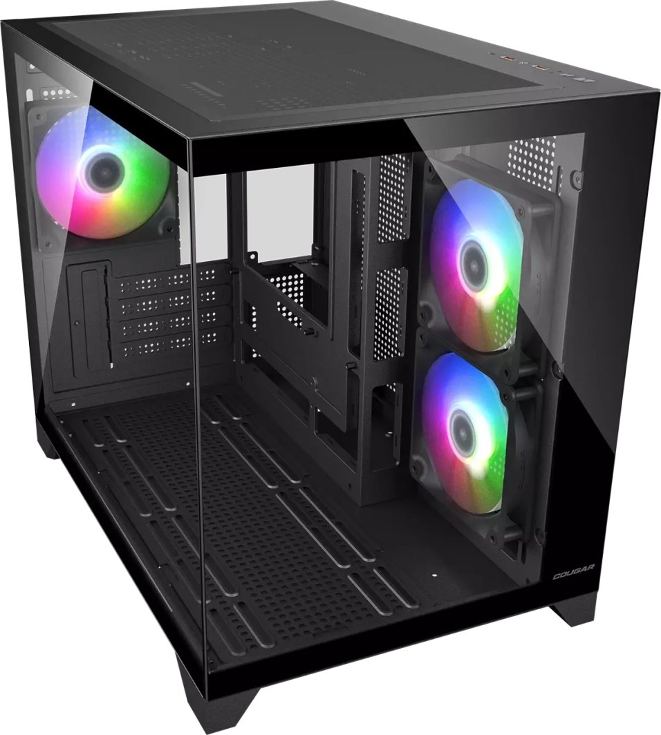 Obudowa Cougar CGR-2QA6B-RGB Czarny (382QA60.0001)