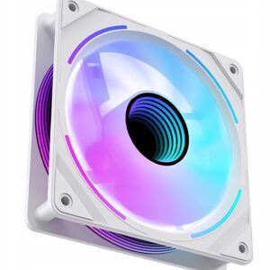 Wentylator Lovingcool 1600&nbsp;RPM ARGB (S-1200-MIRROR-WHITE)