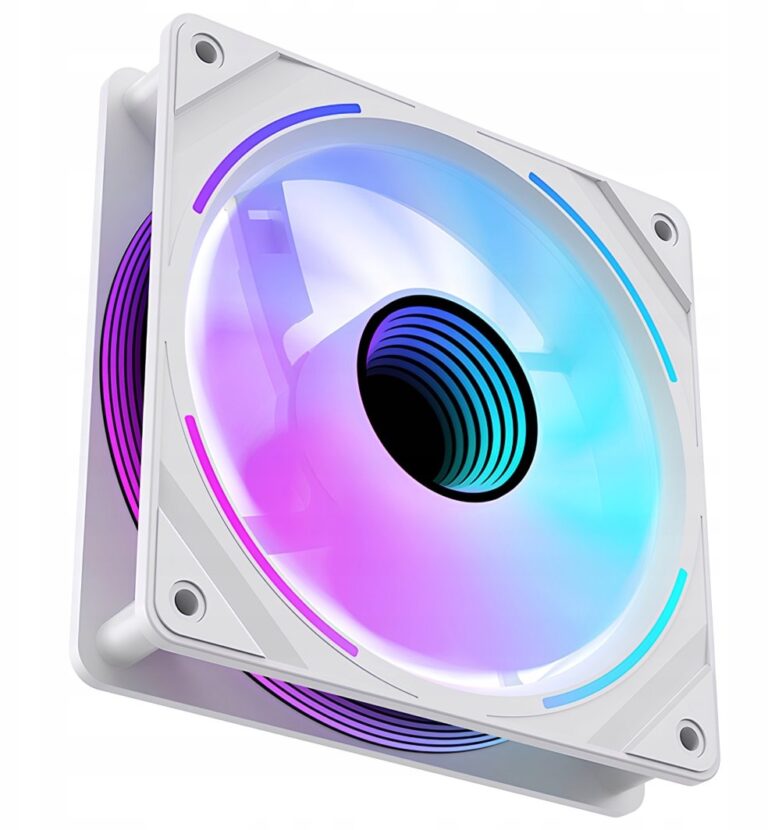 Wentylator Lovingcool 1600&nbsp;RPM ARGB (S-1200-MIRROR-WHITE)