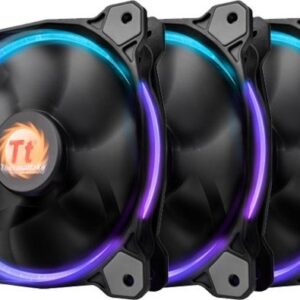 Wentylator Thermaltake Riing 14 LED RGB 3-pack + Hub (CL-F043-PL14SW-B)