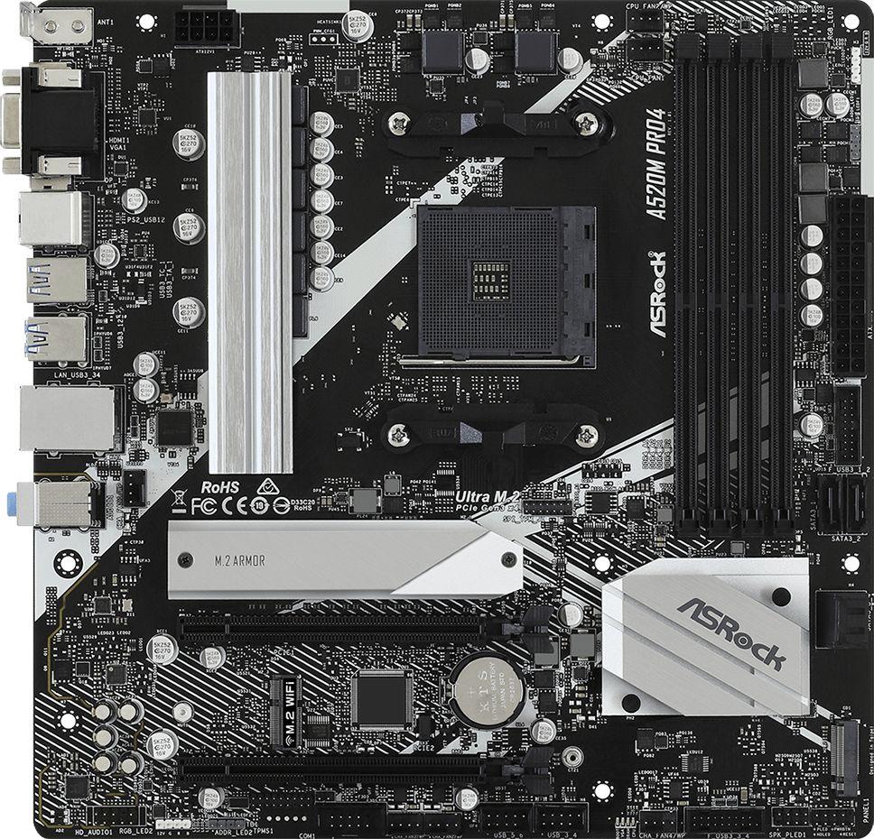 Płyta główna ASRock A520M PRO4