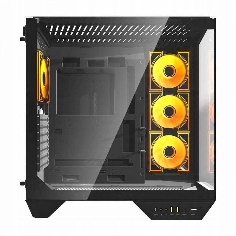 Obudowa Darkflash DY470 czarna + 4 wentylatory