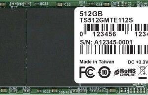 Dysk SSD Transcend 112S 512GB M.2 2280 PCI-E x4 Gen3 NVMe (TS512GMTE112S)