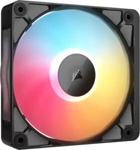 Wentylator Corsair ICUE LINK RX120 II RGB PWM PC Fan Expansion Obudowa komputera wentylator 12 cm czarny 1 szt. (CO-9051057-WW)