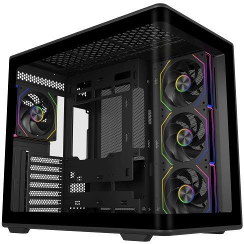 Obudowa Cooler Master Cooler Master case Elite 600, ATX, Przezroczysta ścianka boczna, 4x 120mm Fan, Czarny