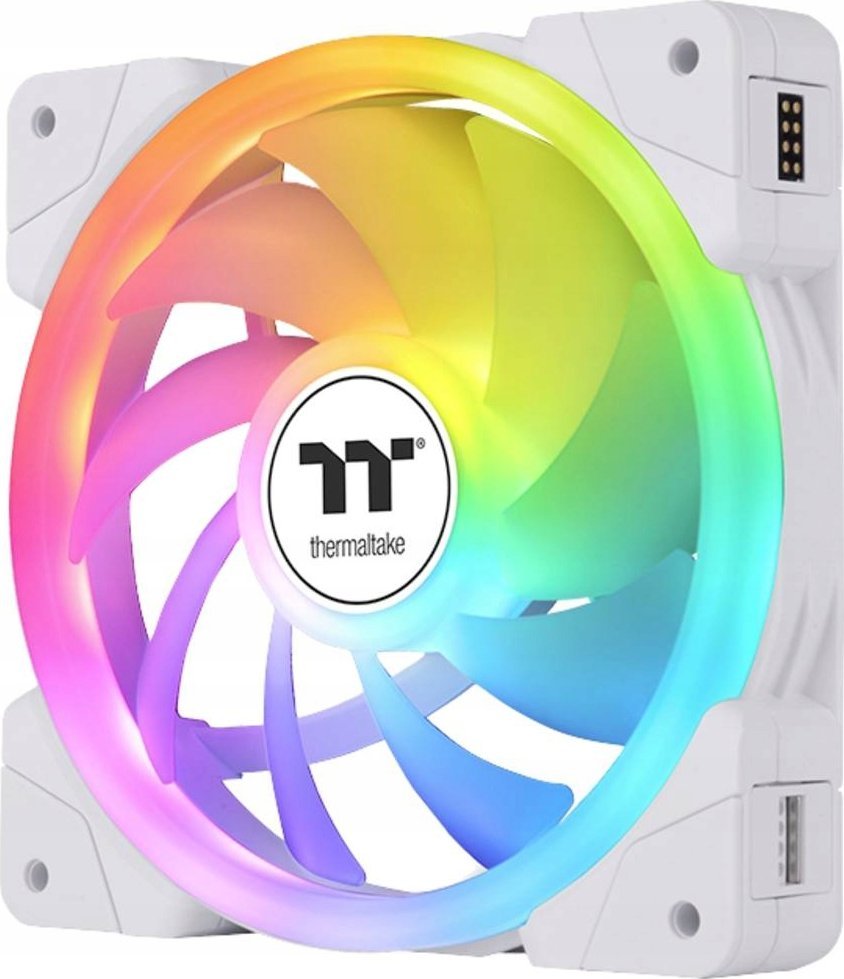 Wentylator Thermaltake SWAFAN EX12 ARGB Biały 3-pack (CL-F169-PL12SW-A)