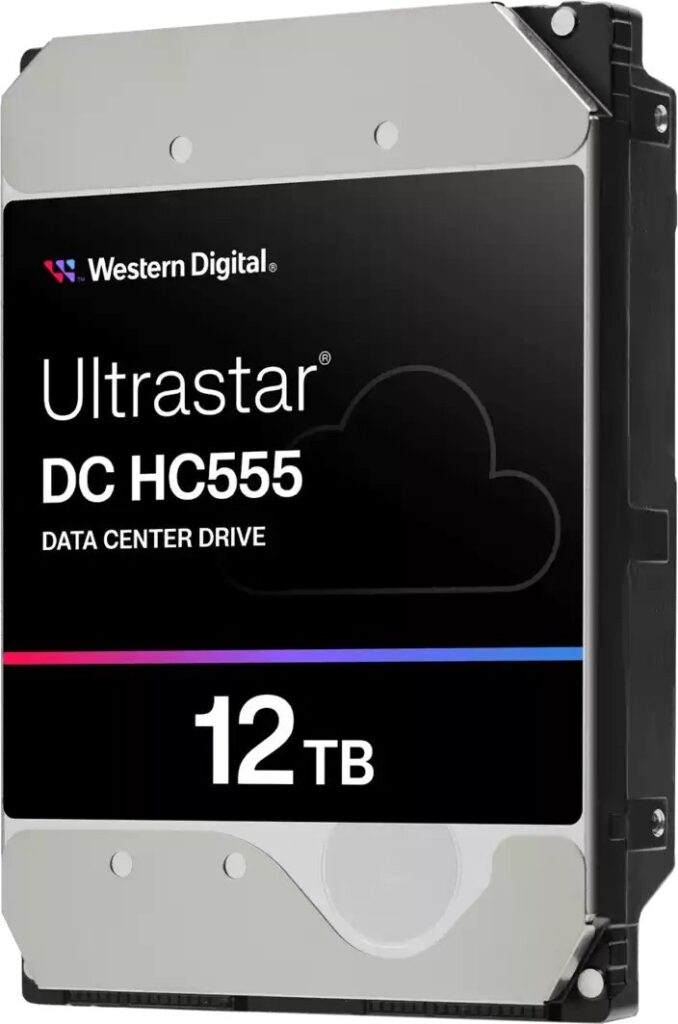 Dysk WD Western Digital Ultrastar DC HC555 dysk twardy 12 TB 7200 RPM 512 MB 3.5" SAS3