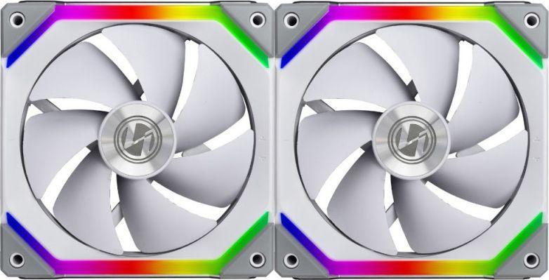 Wentylator Lian Li UNI FAN SL140 Biały 2-pack + Hub (UF-SL140-2W)