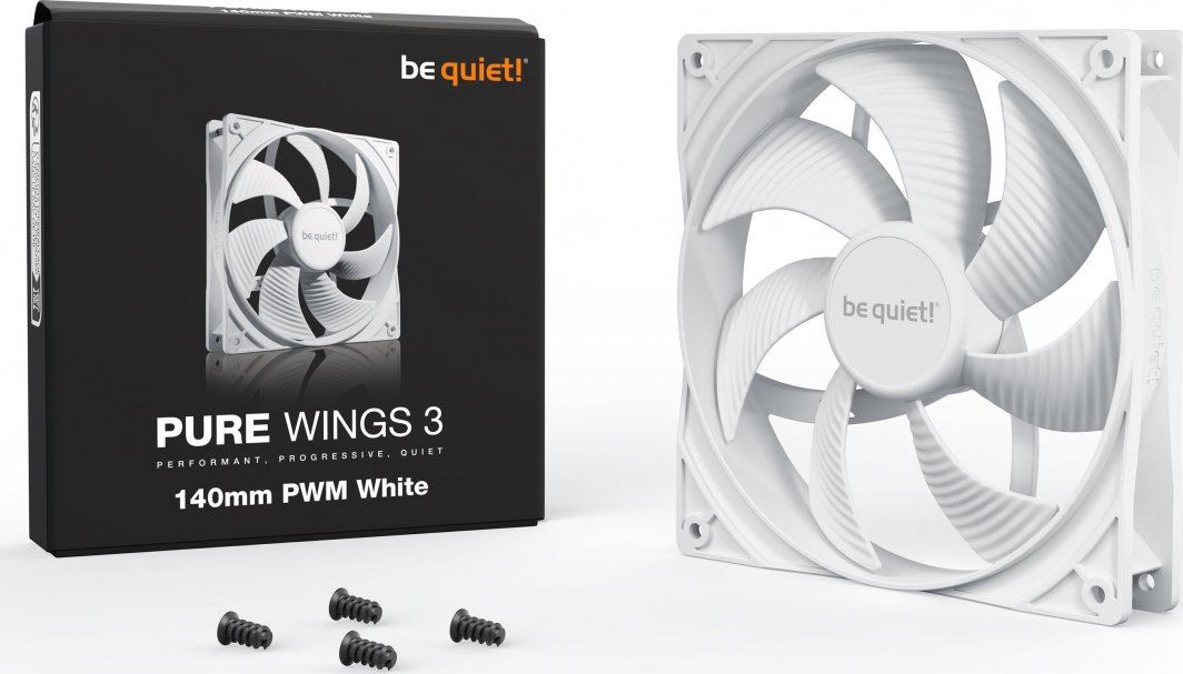 Wentylator be quiet! Pure Wings 3 140mm PWM Biały (BL112)