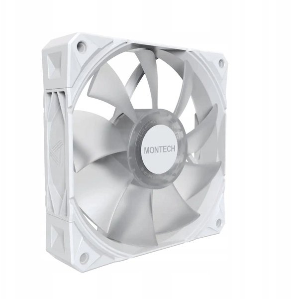 Wentylator Montech E28 ARGB 120mm PWM Biały (E28 ARGB (W))