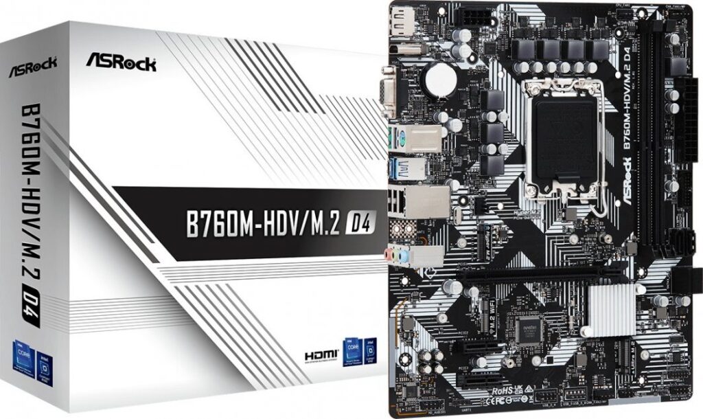 Płyta główna ASRock B760M-HDV/M.2 D4