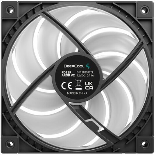 Wentylator Deepcool Cooling fan | FD12R ARGB V2 | Black (R-FD12RARGBV2-BKAPN1-G)