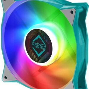 Wentylator Iceberg IceGALE ARGB 120 mm Turkusowy (ICEGALE12A-D0A)