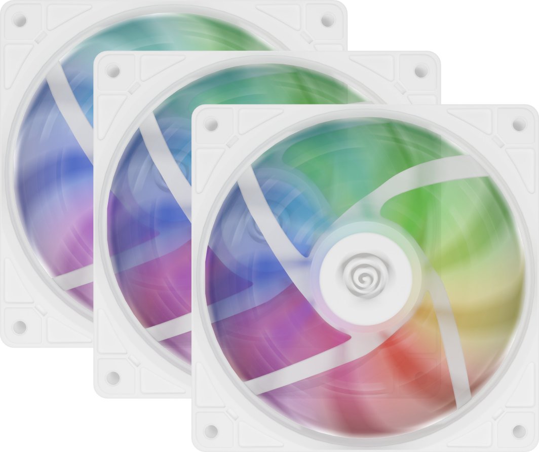 Wentylator Genesis Oxal 120 ARGB Biały 3-pack (NGF-2266)