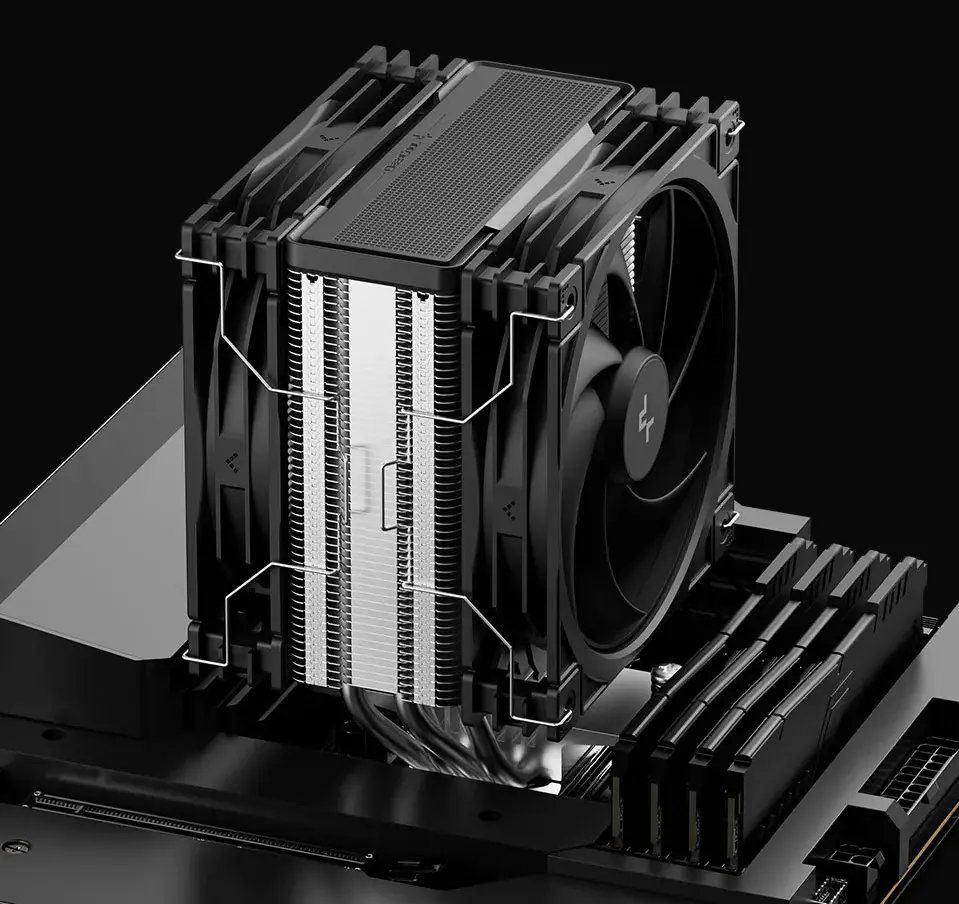 Chłodzenie CPU Deepcool AG400 BK ARGB G1 CPU Cooler, czarny (R-AG400-BKNPMG2-G-1)