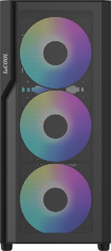 Obudowa 1stCOOL GAMER 5 Czarny (ML-GAMER5-AU-USB3-ARGB)